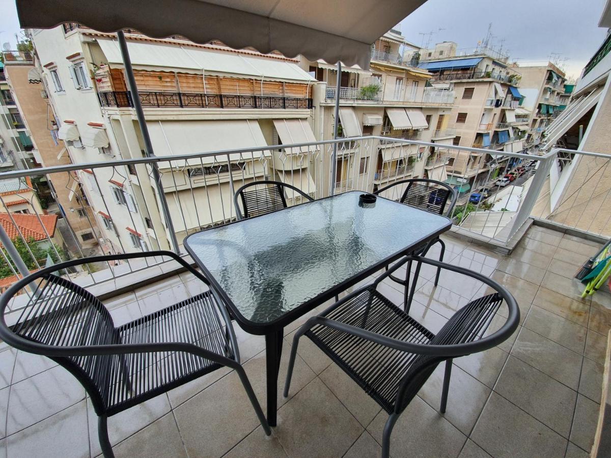 Lukas-2 B/R Luxurious Flat With Veranda Apartment เอเธนส์ ภายนอก รูปภาพ