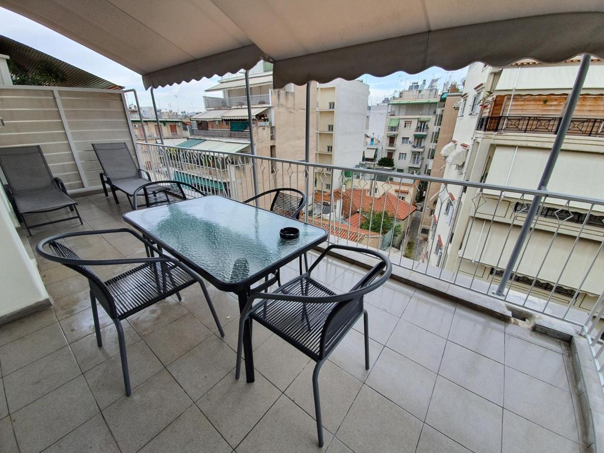 Lukas-2 B/R Luxurious Flat With Veranda Apartment เอเธนส์ ภายนอก รูปภาพ